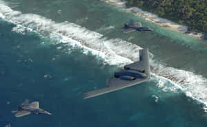 Stealthy Northrop Grumman B-2 Spirit Wallpaper