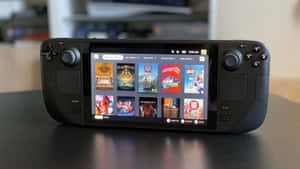 Steam Deck Handheld Gaming Device Wallpaper