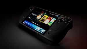 Steam Deck Handheld Gaming Device Wallpaper