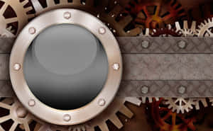 Steampunk Gears Background Wallpaper