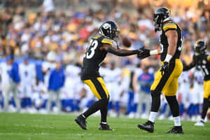 Steelers Handoff Practice Session Wallpaper