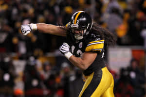 Steelers Safety Troy Polamalu Wallpaper