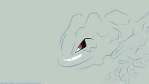 Steelix Glaring Sketch Wallpaper