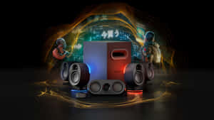 Steelseries Arena 9, High-tech Gaming Speakers Wallpaper
