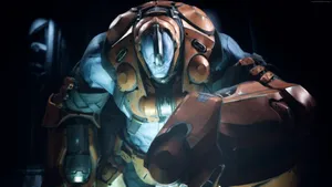 Steely Protector Of The Wasteland Wallpaper