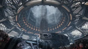 Stellar Blade Dystopian Structure Wallpaper