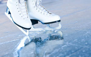 Stellar Ice Skating Shoes Wallpaper