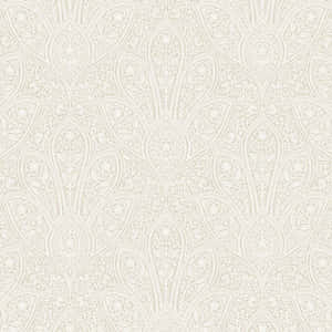 Stemmed Flowers In Distraught Print Wallpaper