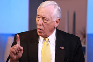 Steny Hoyer One Finger Up Wallpaper