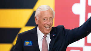 Steny Hoyer Smiling And Waving At The Audience Wallpaper