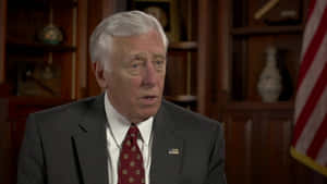 Steny Hoyer Speaking In An Interview Wallpaper