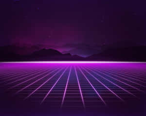 Step Back In Time With 80s Vaporwave Wallpaper