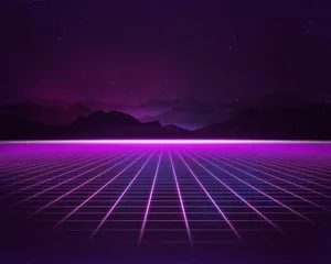 Step Back In Time With 80s Vaporwave Wallpaper