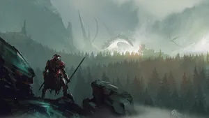 Step Into A Living, Breathing World Of Adventure With Skyrim Wallpaper