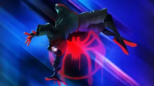 Step Into A New Realm Of Superhero Action: Spider-man: Into The Spider-verse Wallpaper
