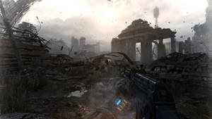 Step Into The Treacherous Post-apocalyptic World Of Metro Last Light Redux Wallpaper