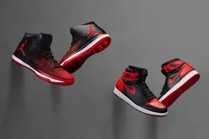 Step Out In Style With These Hypebeast Jordans Wallpaper