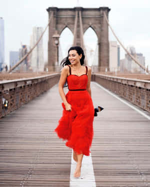 Step Out In Style With This Stunning Black Tie Dress Wallpaper