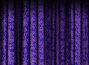Step Out Of Your Comfort Zone With A Bold, Daring Set Of Purple Curtains Wallpaper