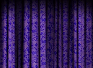 Step Out Of Your Comfort Zone With A Bold, Daring Set Of Purple Curtains Wallpaper