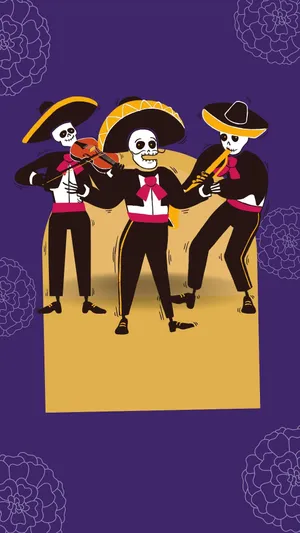 Step Up Your Halloween Game With This Cool Skeleton Costume! Wallpaper