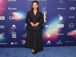 Stephanie Hsu Event Red Carpet Look Wallpaper