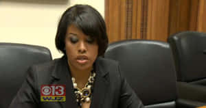 Stephanie Rawlings Blake Looking Down Wallpaper