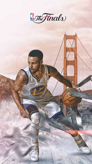 Stephen Curry Finals Poster Wallpaper