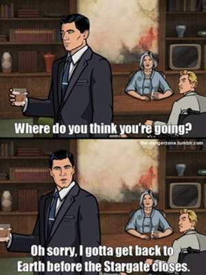 Sterling Archer Conversation Wallpaper