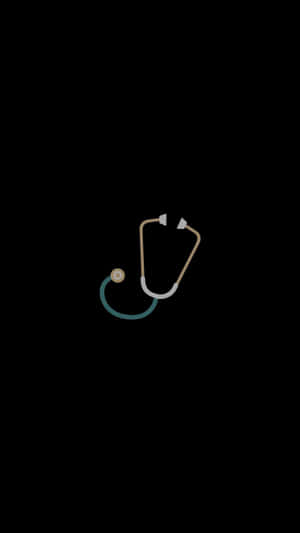 Stethoscope Minimalist Art Wallpaper