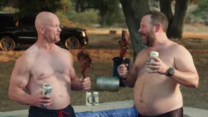 Steve Austin Straight Up Drinking Wallpaper