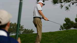 Steve Flesch Preparing To Swing Wallpaper