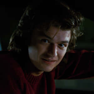 Steve Harrington Smiling Stranger Things Wallpaper