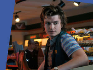 Steve Harrington Stranger Things Workplace Wallpaper