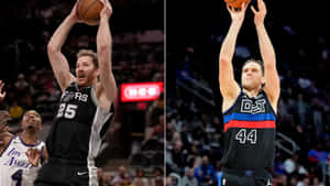 Steve Kerr And Bojan Bogdanovic Split Comparison Wallpaper