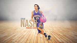 Steve Nash Wooden Floor Wallpaper