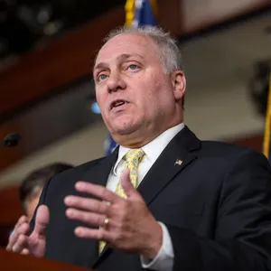 Steve Scalise Gesturing Behind Lectern Wallpaper
