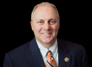 Steve Scalise On White Background Wallpaper