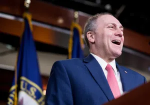Steve Scalise Smiling In Capitol Wallpaper