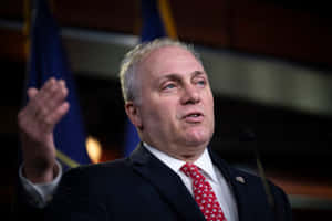 Steve Scalise Using A Hand Signal Wallpaper