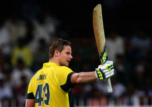 Steve Smith Cricket Bat Wallpaper