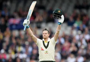 Steve Smith Triumph Pose Wallpaper