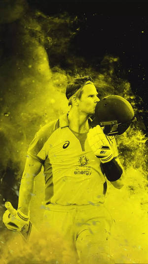 Steve Smith Yellow Aesthetic Wallpaper