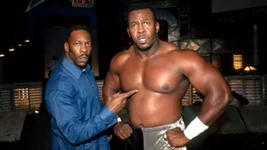 Stevie Rayand Booker T Backstage Wallpaper