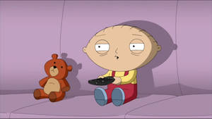 Stewie Griffin Teddy Bear Rupert Wallpaper