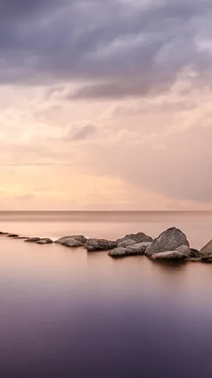 Still Purple Sky Wallpaper