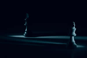 Still White And Black Chess King Wallpaper