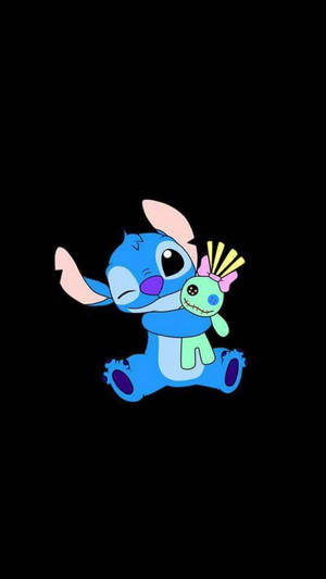 Stitch And Scrump Together For A Heartwarming Friendship Wallpaper