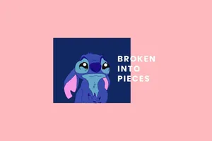 Stitch Broken Into Pieces Wallpaper