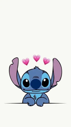 Stitch Valentines Day Love Wallpaper